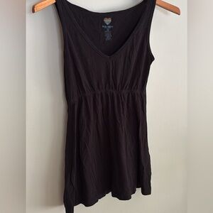 Old Navy Black Goth Lightweight Y2K Tank Top Summer Women’s Size XS Extra Small
